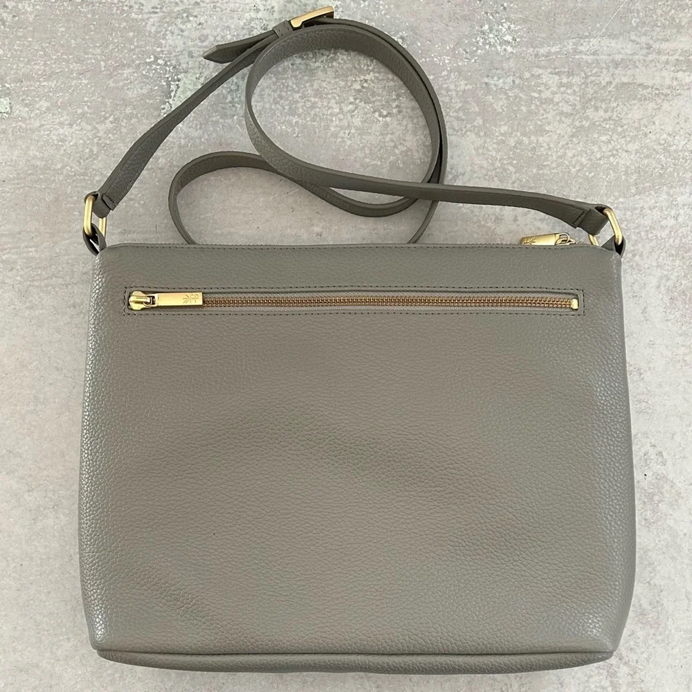 Freshly Picked Classic Crossbody Bag Diaper Bag Companion In Stone - Picture 6 of 13
